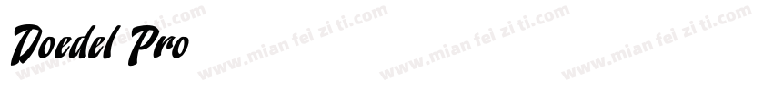 Doedel Pro字体转换